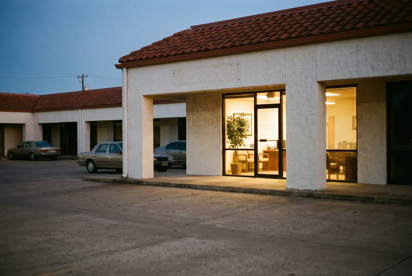 The East Dallas office where Mark Nesselroad meets with clients.